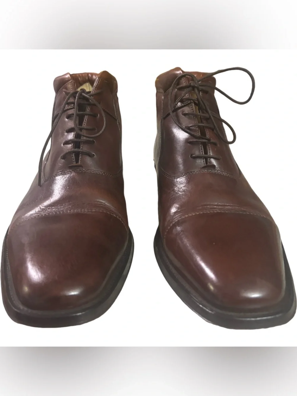Johnston & Murphy polished brown